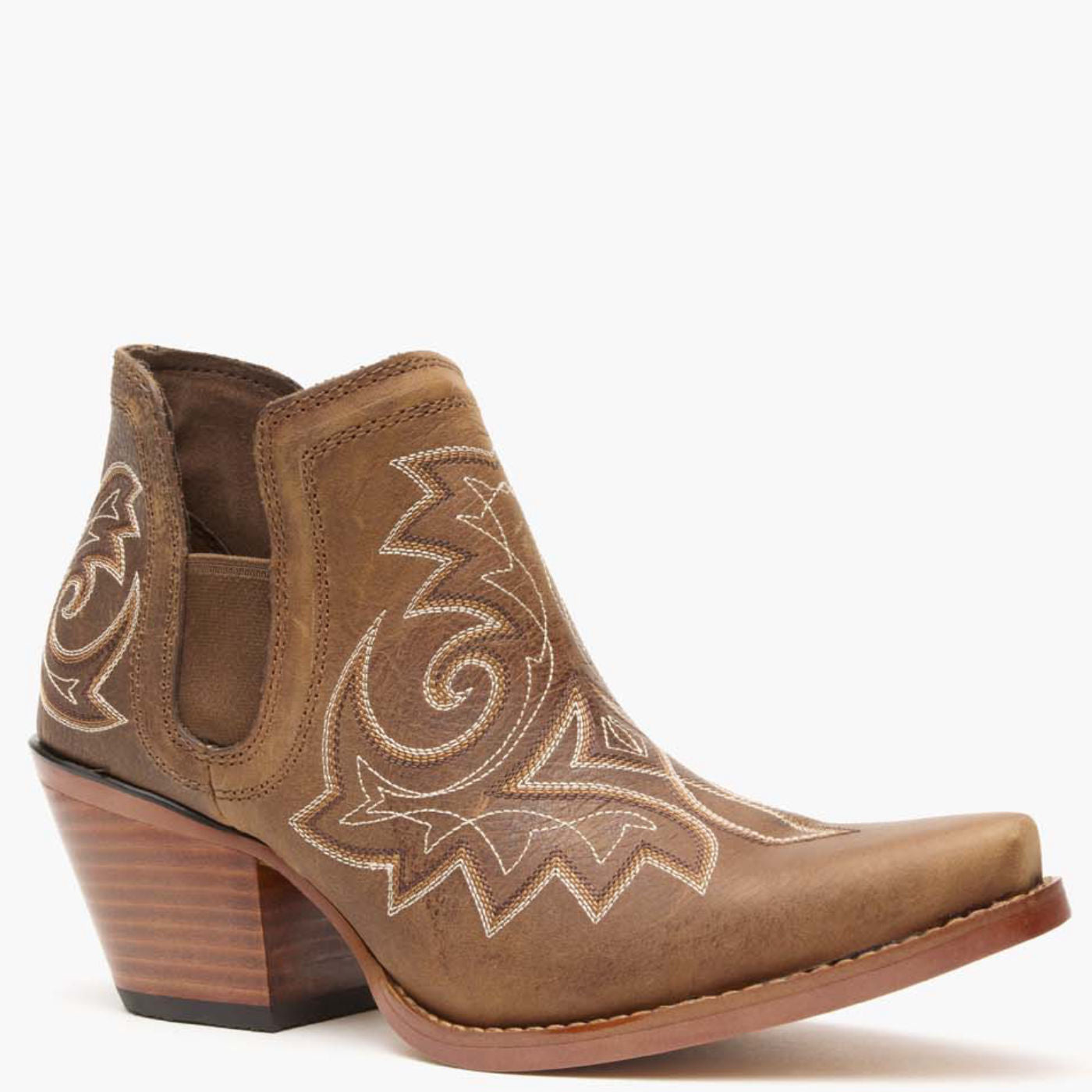Crush by Durango® Women's Coffee Brown Western Fashion Bootie - main