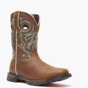 Front view of Durango Maverick women's brown square toe work boot