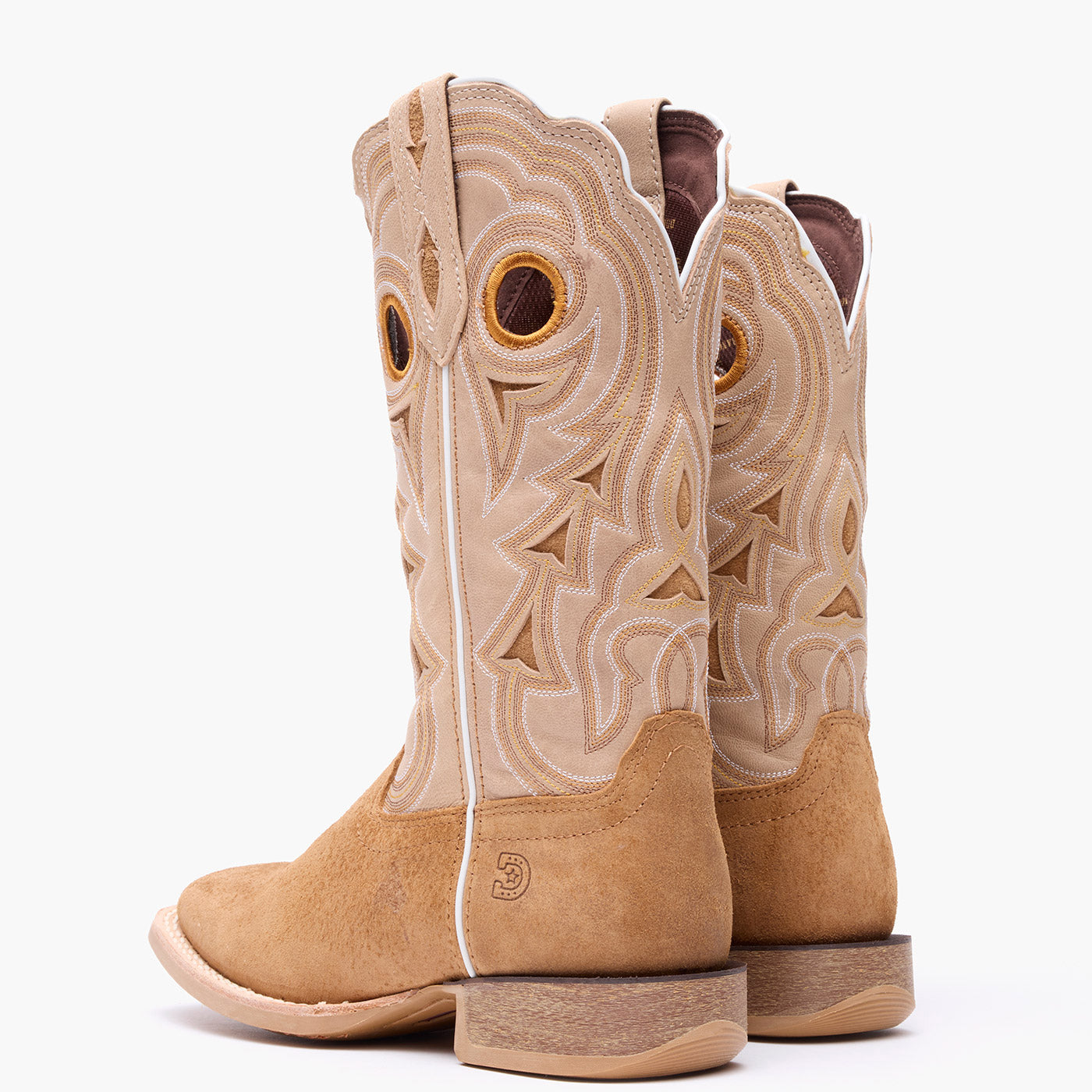 Bota vaquera Durango® Lady Rebel Pro para mujer, color anacardo y hueso