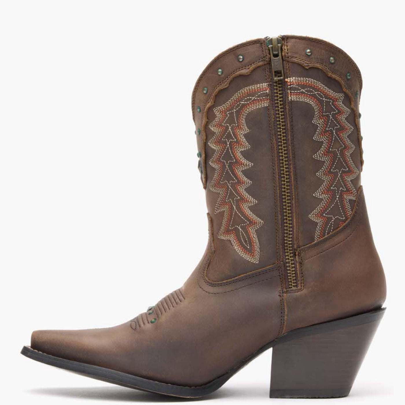 Crush by Durango® Women's Roasted Pecan Bootie Western Boot - profile