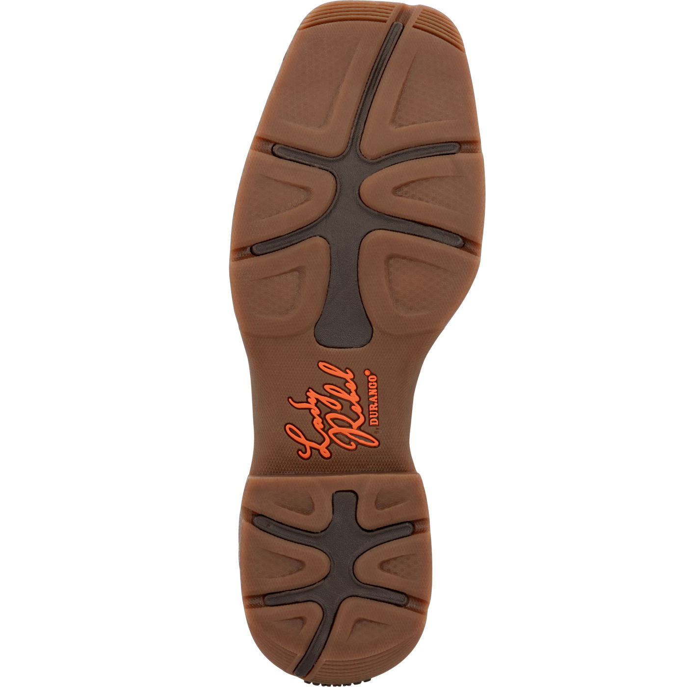 Lady Rebel by Durango® Women's Dusty Brown Serape Flag Western Boot - outsole