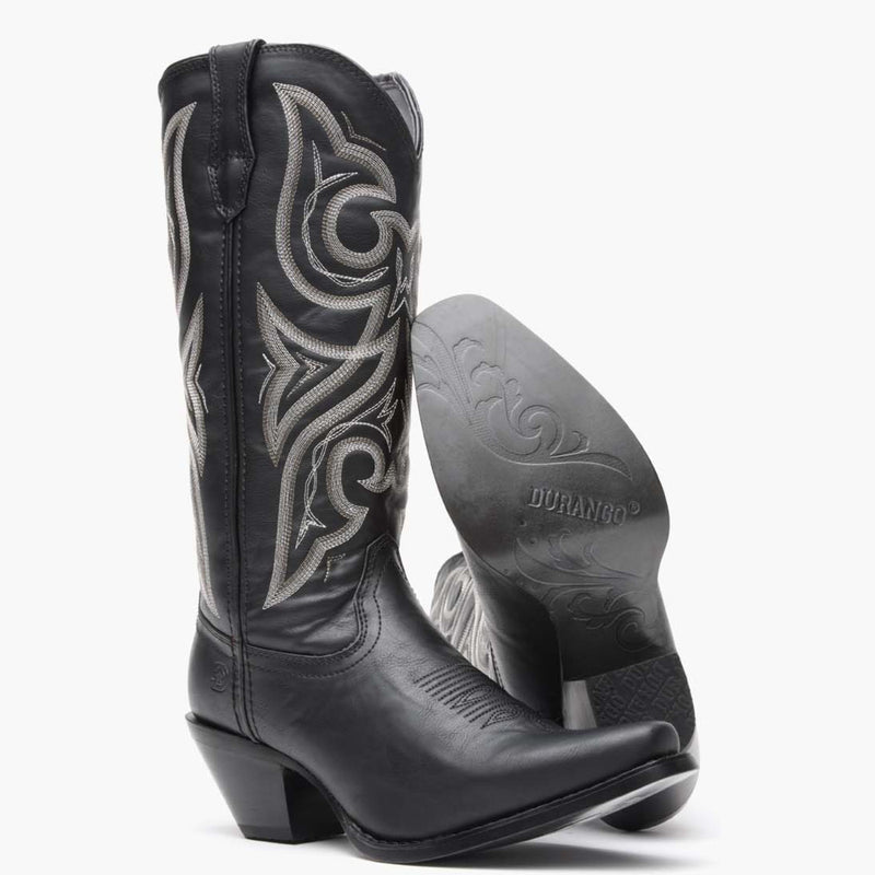 Crush by Durango Women's Black Beauty Western Boot - outsole