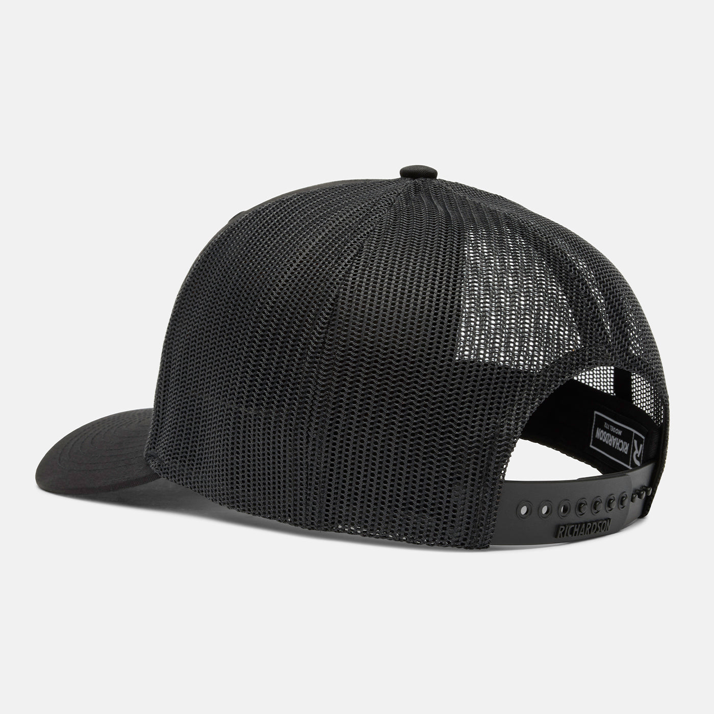 Durango black Richardson ballcap 3/4 back view