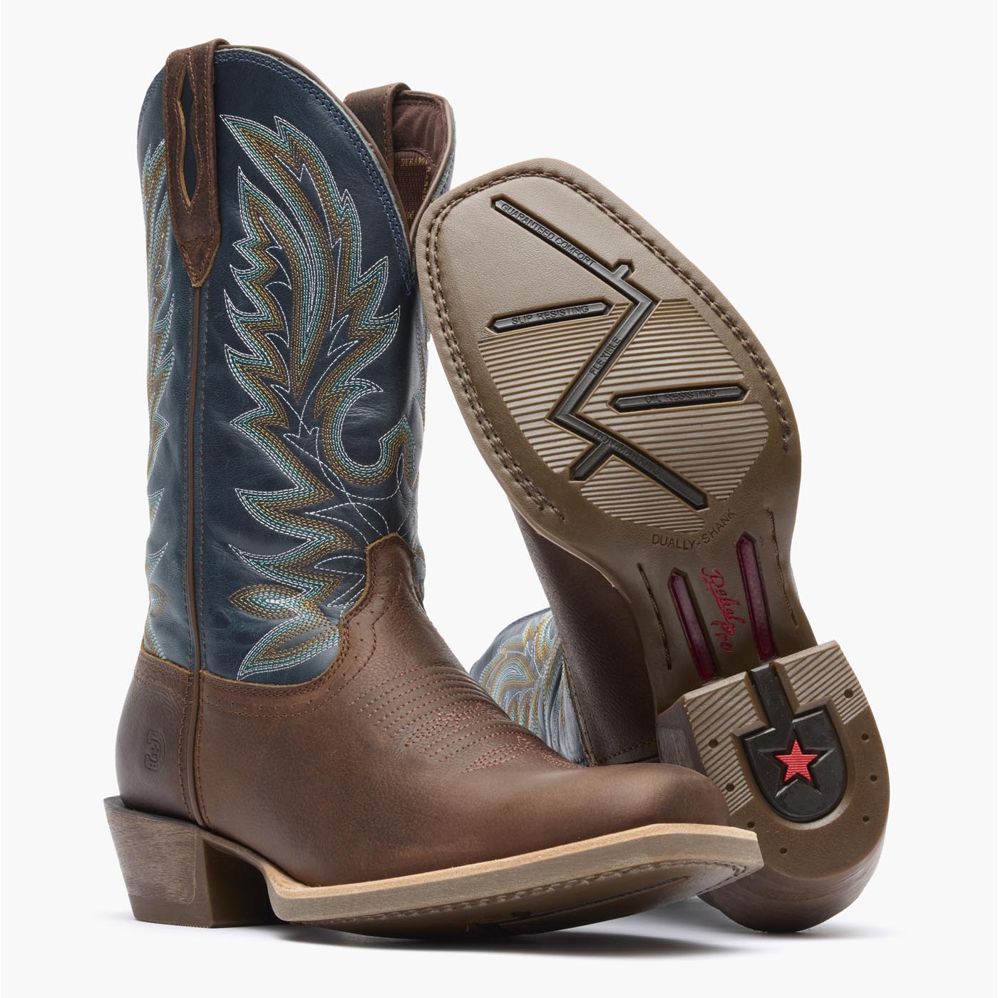 Durango® Rebel Pro Hickory & Denim Western Boot - outsole