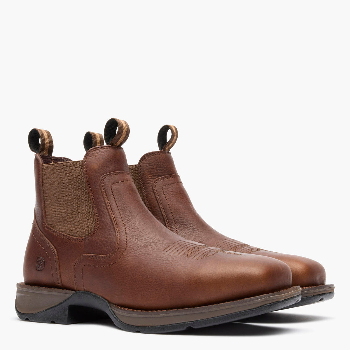 Front pair view Durango® Red Dirt Rebel™ Chelsea Work Boot