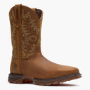 Front view of Durango® men’s 11” Rawhide Brown Steel Toe Waterproof Durango® Maverick XP™