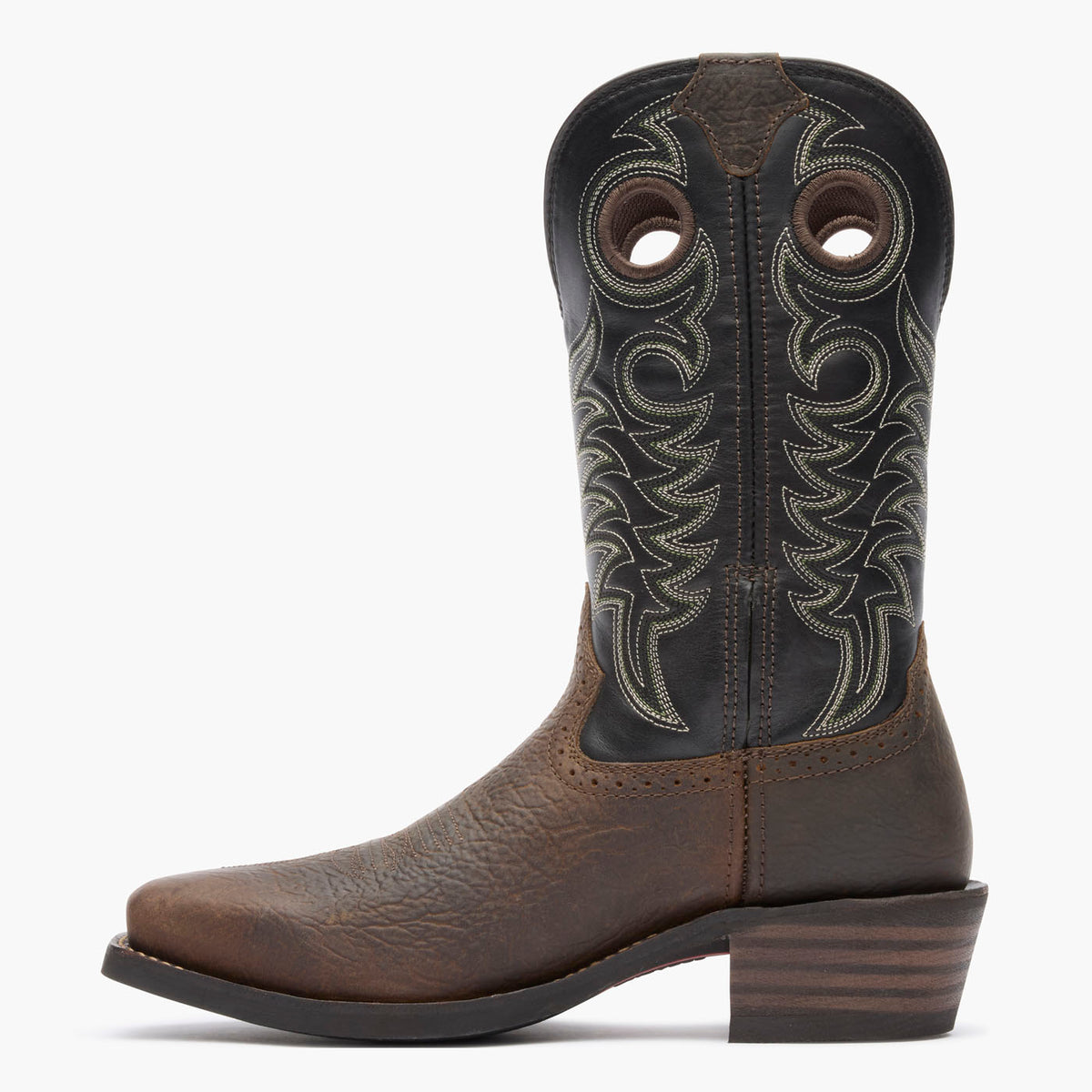 Inner side view of Durango® men’s 12” Mudstone/Black Rebel Pro™