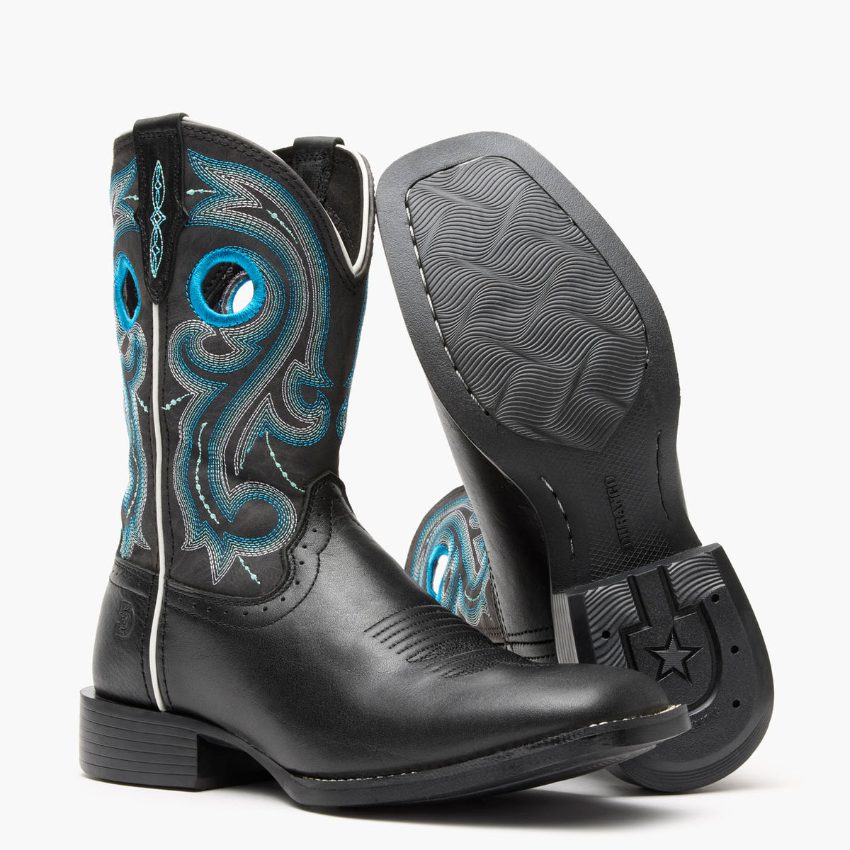 Front pair view of Durango Westward Women's Midnight Sky Western Boot