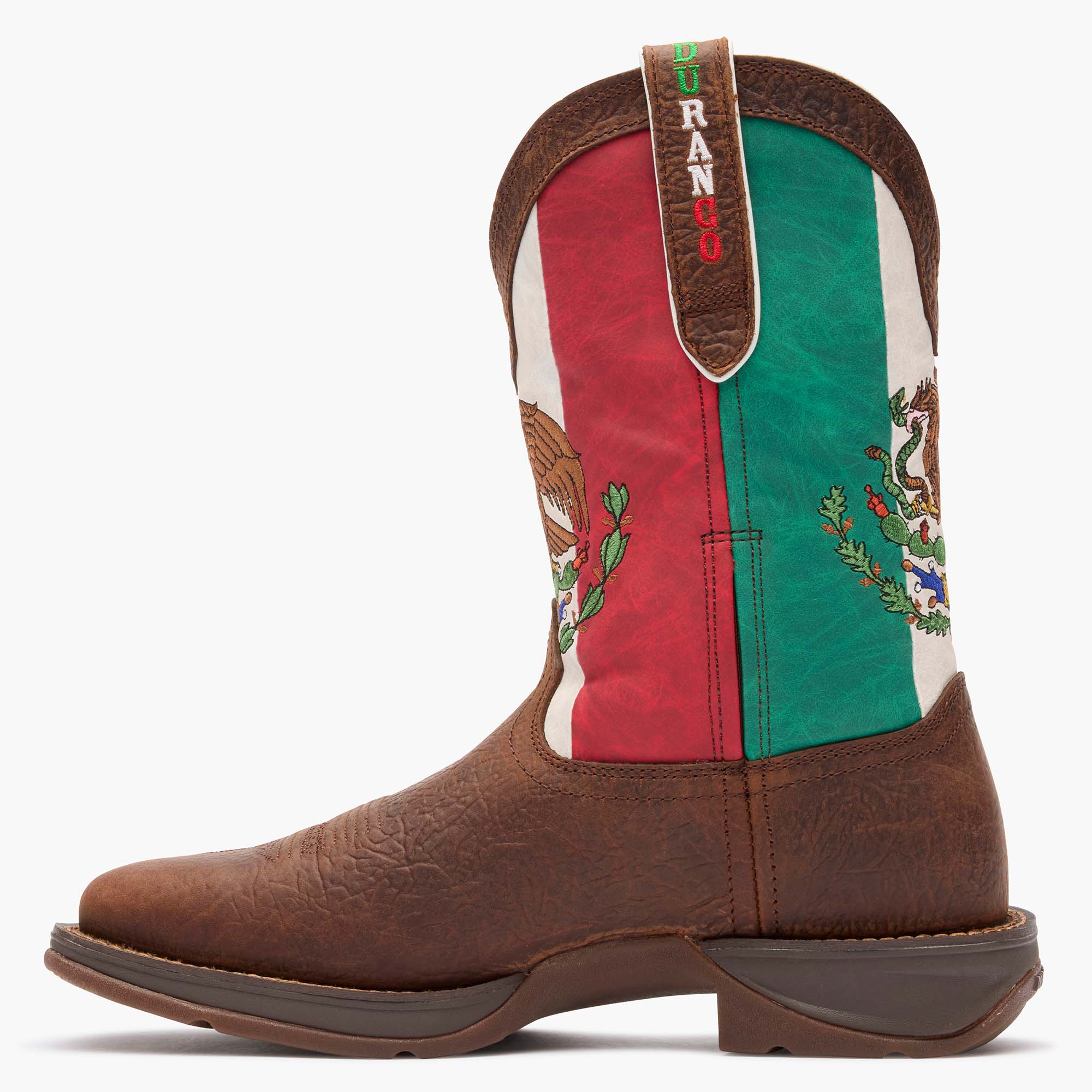 Bota vaquera con la bandera de México de Rebel by Durango®