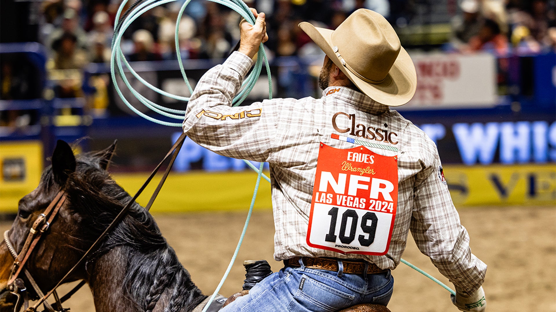 Team Durango athlete at the National Finals Rodeo