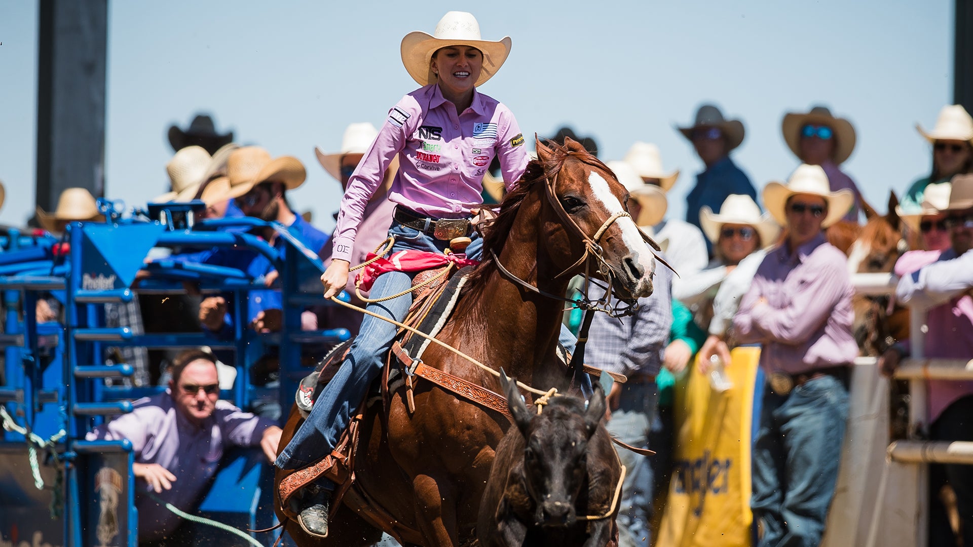 Josie Conner in Durango Boots Breakaway Roping