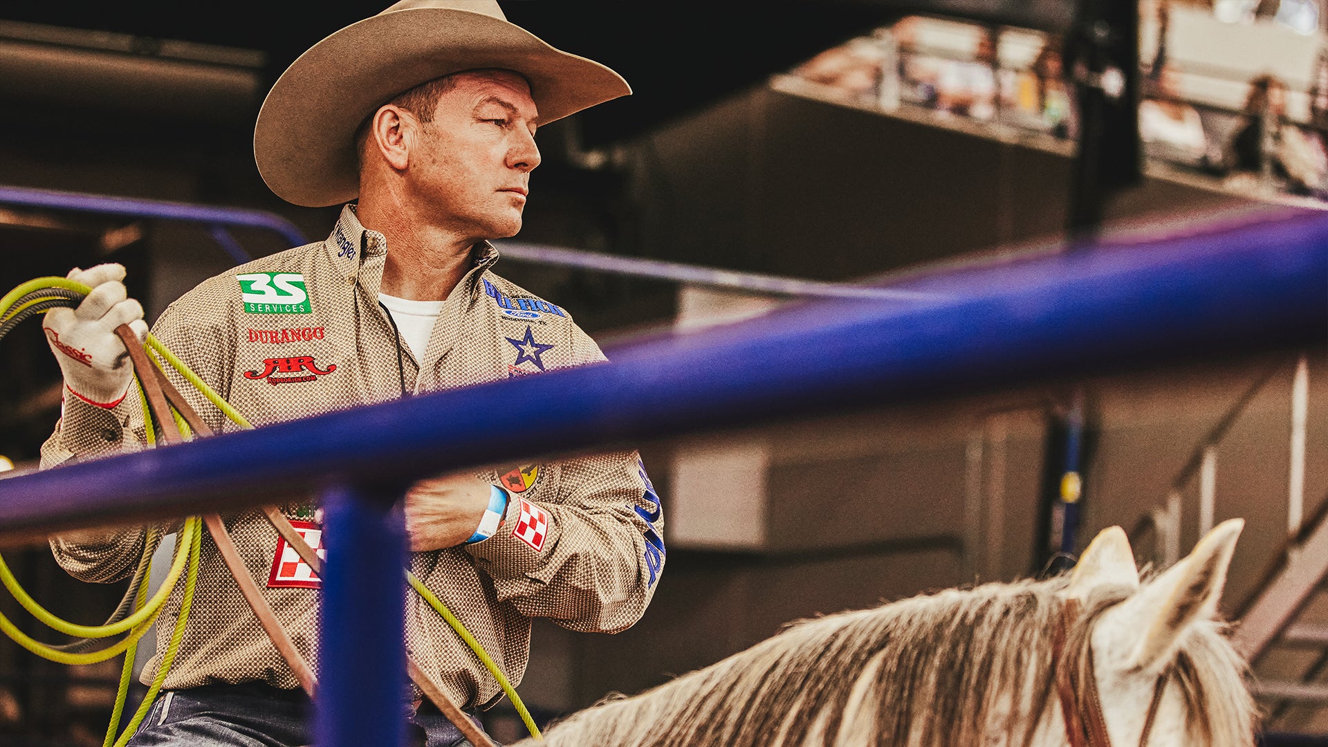 Luke Brown, Team Roper, at the NFR