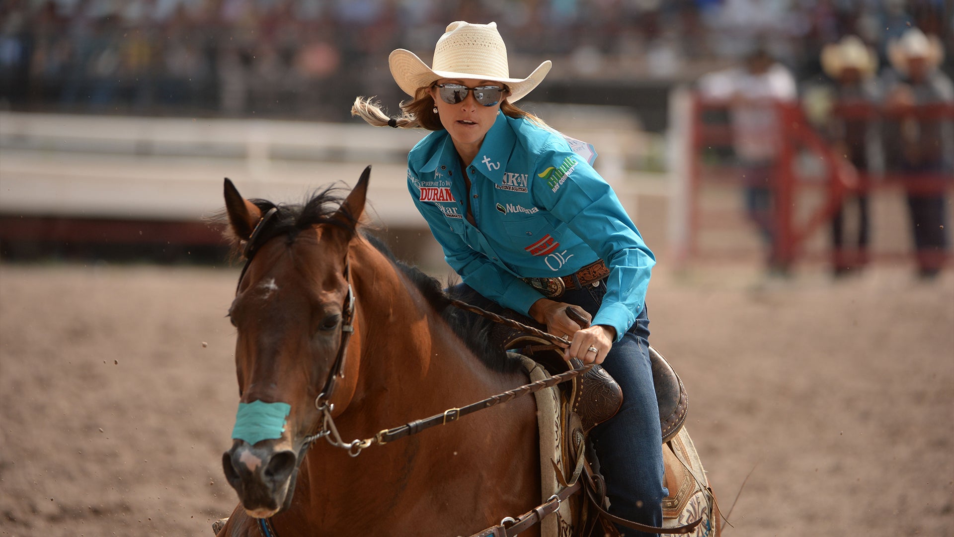 Stevi Hillman, Barrel Racer, at Pendleton Roundup