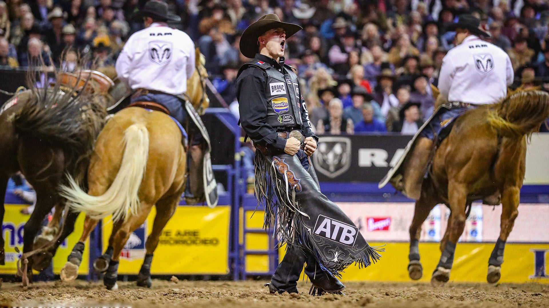 Zeke Thurston, Saddle Bronc Rider at the nfr