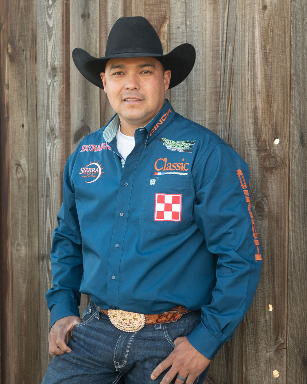 Team Durango member, Erich Rogers leaning on a wall.